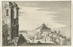 ローマのトリニタ デイ モンティ Romeinse ruïnes en kuslandschappen (シリーズ 1) (シリーズ タイトル) 作： Willem van Nieulandt (II)