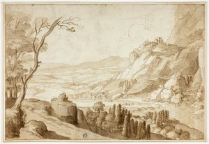 ラインの風景 作： Willem van Nieuwlandt II