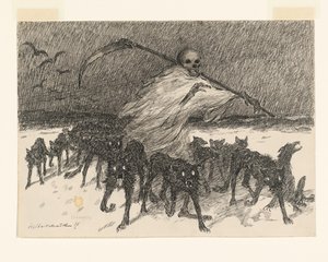 Honger (オブジェクトの元のタイトル) 作： Willem van Schaik (signed by artist)