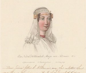 アルクマール出身の少女の帽子、1816 年 アルクマール出身の北ホラントの少女 / Une Jeune d