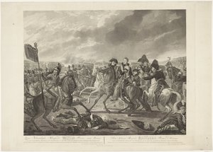 1815 年 6 月 18 日のワーテルローの戦いで勝利の瞬間に負傷したオラニエ公ウィリアム王子殿下 / アルテッセ ロワイヤル ギヨーム オランジュ王子 (...) (オブジェクトのタイトル) 作： Willem van Senus