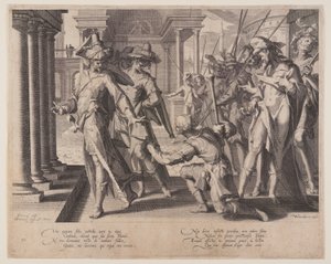 正義の寓意、正義の玉座（Thronus Iustitiae）より第11曲 作： Willem van Swanenburgh