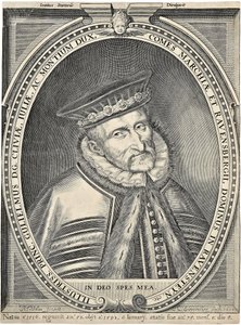 ユーリッヒクリーブスバーグ公のウィリアム公爵の肖像1516〜1592年、1610年 作： Willem van Swanenburgh