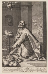旧約聖書と新約聖書の罪人たち』より「ザカイオス 作： Willem van Swanenburgh
