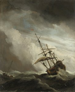 ガストとして知られている、スコールが捕獲した公海上の船、1680年