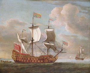 不明な画像 作： Willem van de Velde