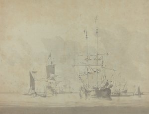 マリン 作： Willem van de Velde the Younger