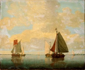 17世紀の帆船 作： Willem van de Velde the Younger