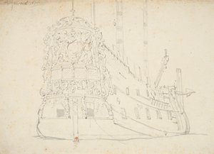 ホームズ」の肖像？ 作： Willem van de Velde the Younger