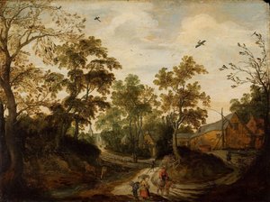村の眺め 作： Willem van den Bundel