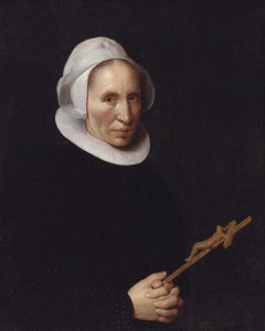 十字架を持つ女性 作： ウィレム・ファン・デル・フリート