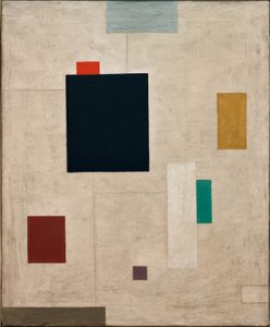 黒いフィールドのフィギュア 作： Willi Baumeister