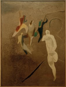 サッカー場 作： Willi Baumeister