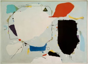 赤と青のモントゥーリ 作： Willi Baumeister