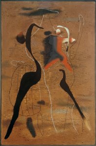 歩く人物 作： Willi Baumeister