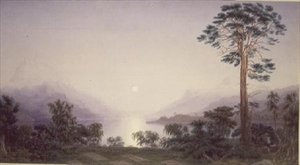 ハイランダーの埋葬地（水彩画） 作： Joseph Mallord William Turner