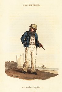 ネルソン卿の海軍のイギリスの船員 作： William (after) Alexander
