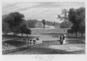 リバーズ卿の居城、ミストリーホール（彫刻 作： William (after) Daniell