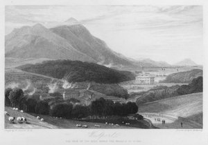 スライゴ侯爵の居城であるウェストポート(彫刻) 作： William (after) Daniell