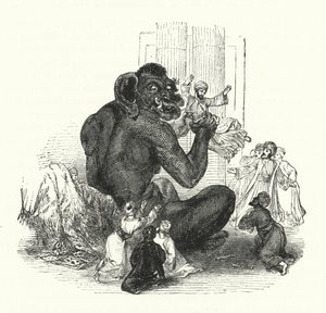 巨人とその囚人たち（エングレービング