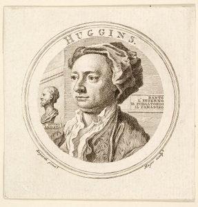 ウィリアム・ハギンズの肖像、1760年に出版。1760年に出版されたもの（彫刻