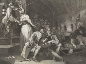泥棒の巣窟 作： William (after) Hogarth