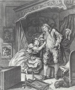 18世紀のイギリスで売春婦になった女性（エングレービング 作： William (after) Hogarth