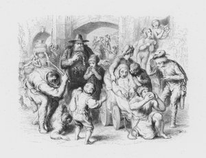シェイクスピア、全世界を舞台に（彫刻 作： William (after) Mulready