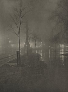 湿った夜、コロンバス サークル、ニューヨーク 作： William A. Fraser