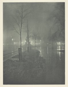 湿った夜、コロンバス サークル、ニューヨーク 作： William A. Fraser