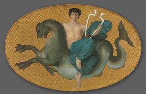 海馬のアリオン、1855年。 作： William Adolphe Bouguereau