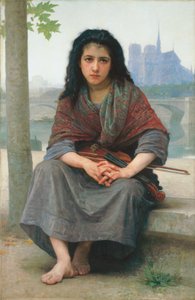 ホームレス、1890年 作： William Adolphe Bouguereau