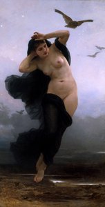 夜 作： William Adolphe Bouguereau