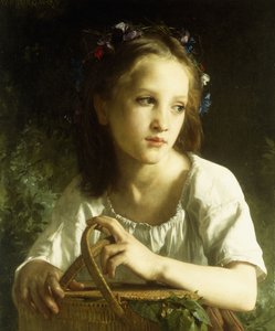 ラプティットオフィーリー、1875 作： William Adolphe Bouguereau