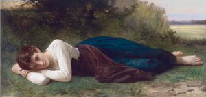 ウィリアム＝アドルフ・ブグロー作『Le repos 作： ウィリアム・アドルフ・ブーグロー