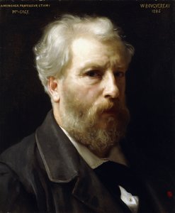 自画像、1886 作： William Adolphe Bouguereau