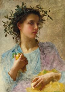夏 作： William Adolphe Bouguereau