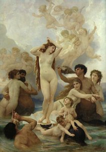 ヴィーナスの誕生 作： William Adolphe Bouguereau