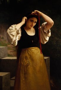 赤いリボン、1869