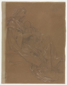 聖母子 作： William Adolphe Bouguereau