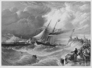 ドーバー、アルバート王子の上陸（ロイヤル・コレクションの写真より）（エングレーヴィング 作： William Adolphus Knell