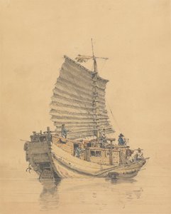 大使館ヨットの1つ 作： William Alexander