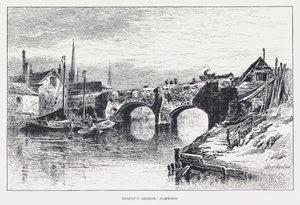 ノリッチのビショップ・ブリッジ（彫刻作品 作： William Alexander Ansted