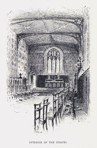礼拝堂の内部（彫刻 作： William Alexander Ansted