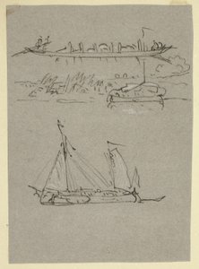川の情景 作： William Alfred Delamotte