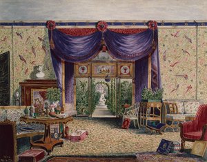 オックスフォードシャー、ミドルトン パークのチャイニーズ ルーム 作： William Alfred Delamotte