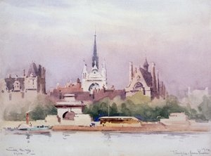川からの神殿」1904年   作： William Alister Macdonald