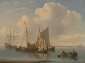 オランダの帆船 作： William Anderson
