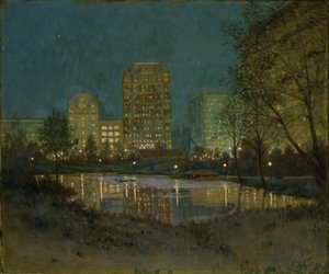 セントラルパークとプラザ、1917-1918年。 作： William Anderson Coffin