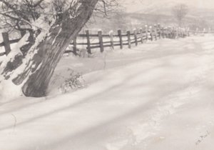 雪の道 作： William B. Post
